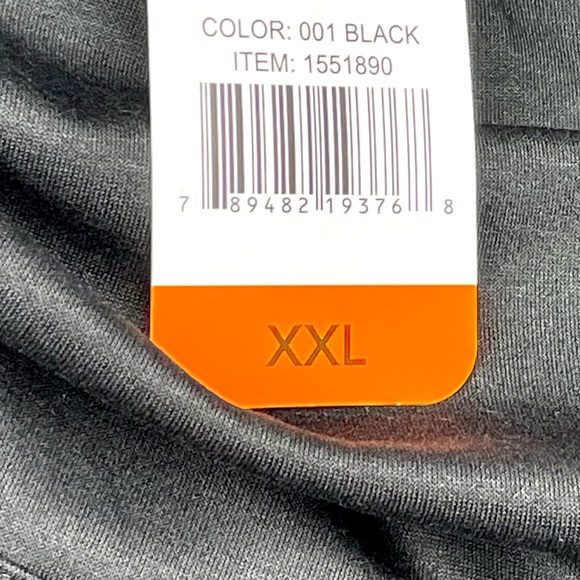 Fila Men’s Performance Pullover Sweatshirt Activewear Hoodie Size XXL Black NWT - Picture 7 of 15